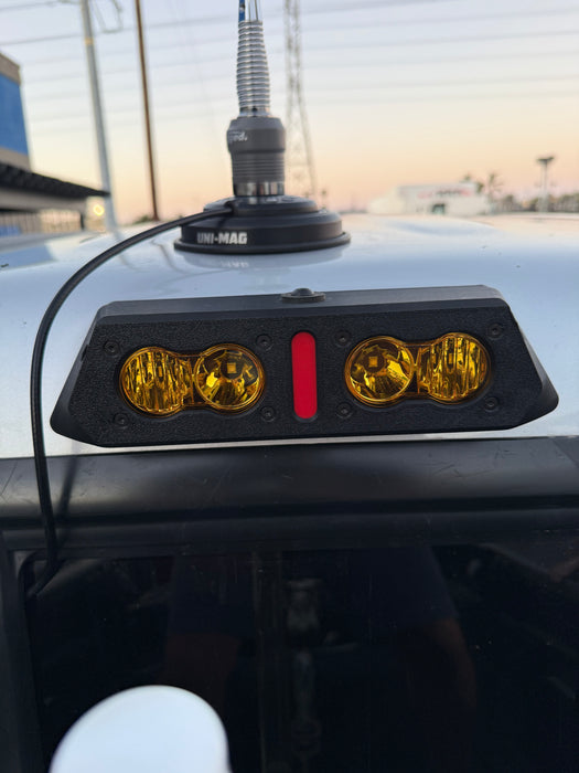 Third Brake / Chase Light Housing for 2 Baja Designs S2, 2005 - 2015 Toyota Tacoma