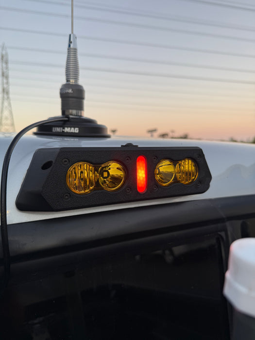 Third Brake / Chase Light Housing for 2 Baja Designs S2, 2005 - 2015 Toyota Tacoma