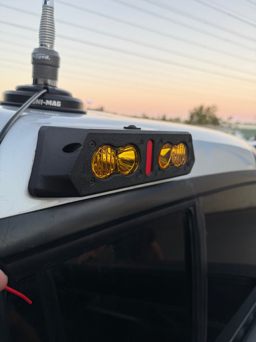 Third Brake / Chase Light Housing for 2 Baja Designs S2, 2005 - 2015 Toyota Tacoma