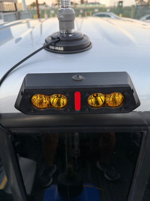 Third Brake / Chase Light Housing for 2 Baja Designs S2, 2005 - 2015 Toyota Tacoma